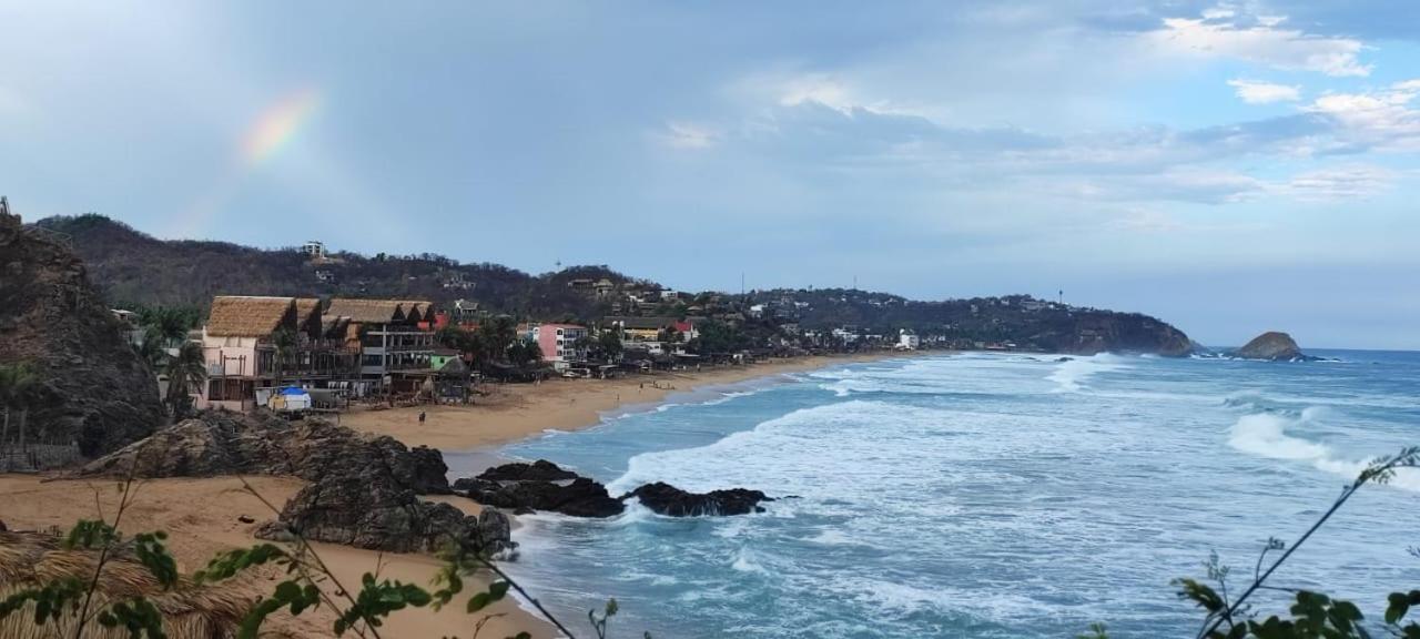 Shambhala Vision Hotel Zipolite Ngoại thất bức ảnh